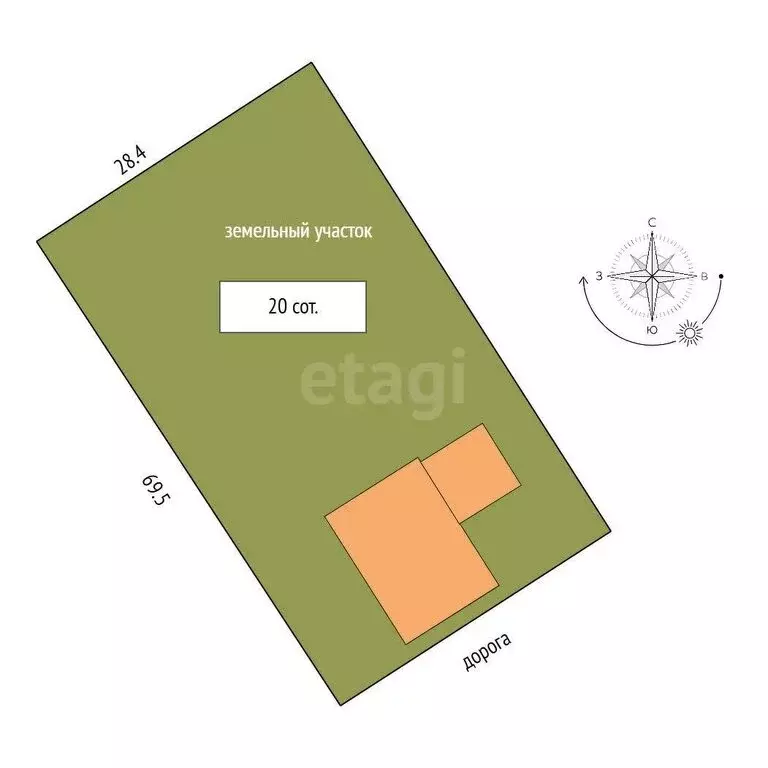 Дом в село Дальняя Игуменка, улица Металлистов (313 м) - Фото 2