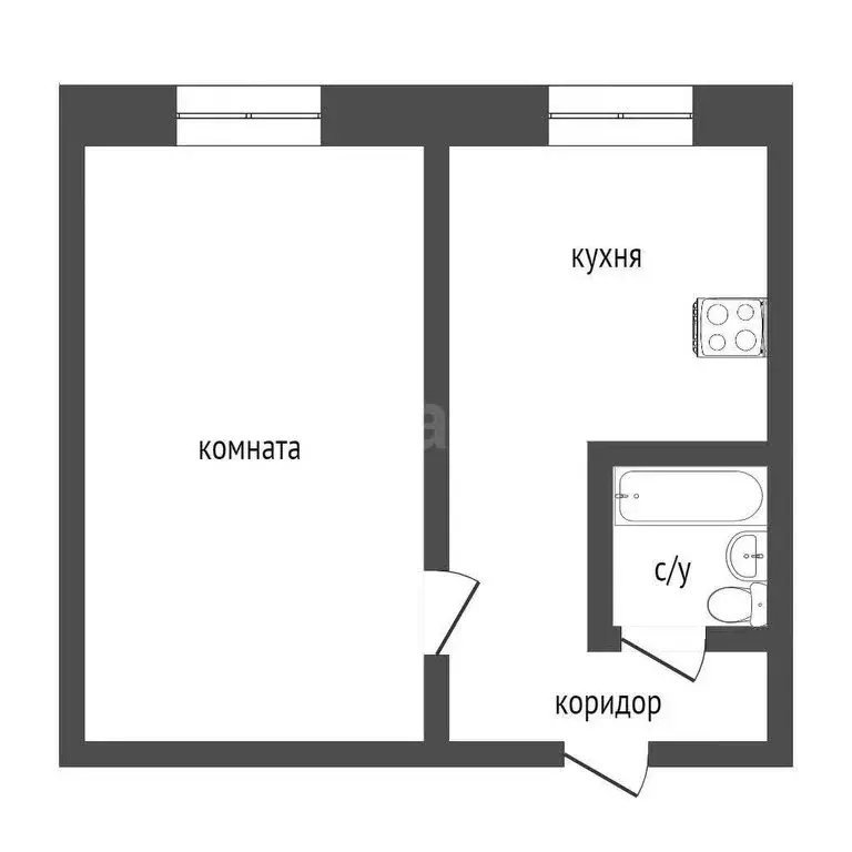 1-комнатная квартира: Курган, жилой район Заозёрный, 8-й микрорайон, 5 ... - Фото 1