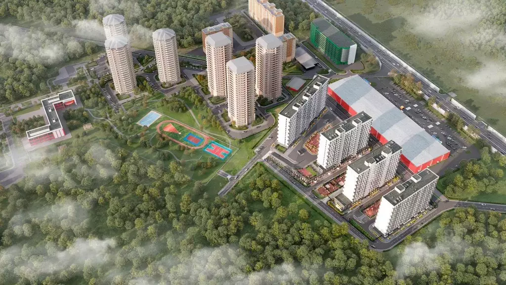 1-к. квартира, 30 м, 17/17 эт. - Фото 1