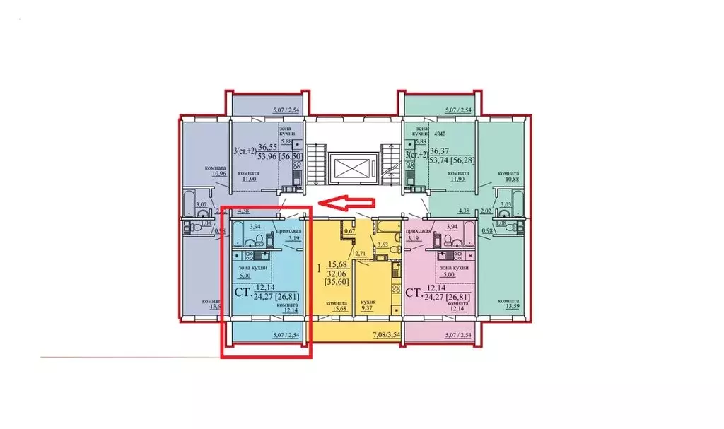 Квартира-студия: Каменск-Уральский, Каменская улица, 94 (27 м) - Фото 0