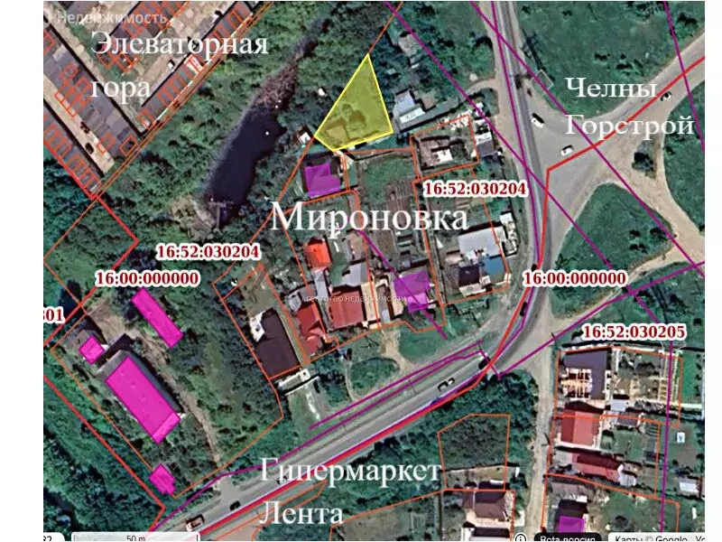 Участок в Набережные Челны, деревня Мироновка, улица Мироновка (5.28 ... - Фото 1