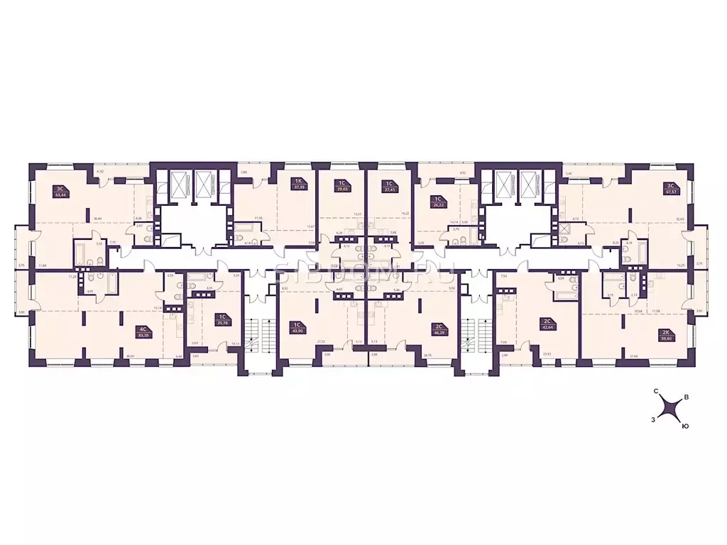 Продаётся 1-к квартира, 43.9 м - Фото 1