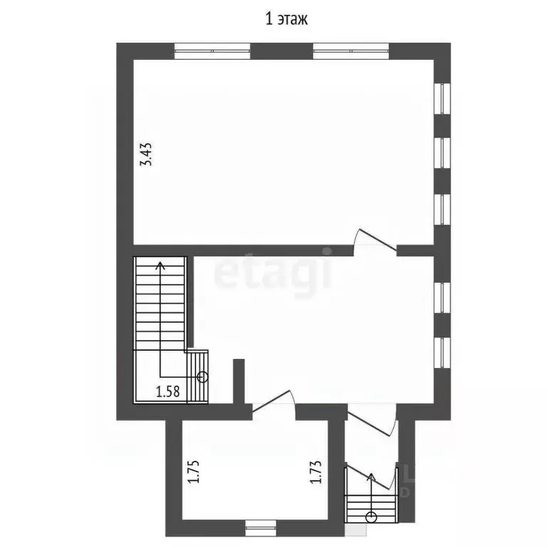 Дом в Крым, Евпатория Уют садовое товарищество, аллея 4-я, 154 (99 м) - Фото 2