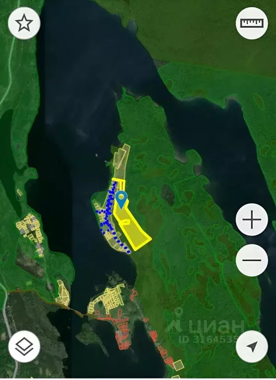 Участок в Карелия, Кондопожский район, Петровское с/пос, д. Мунозеро  ... - Фото 2