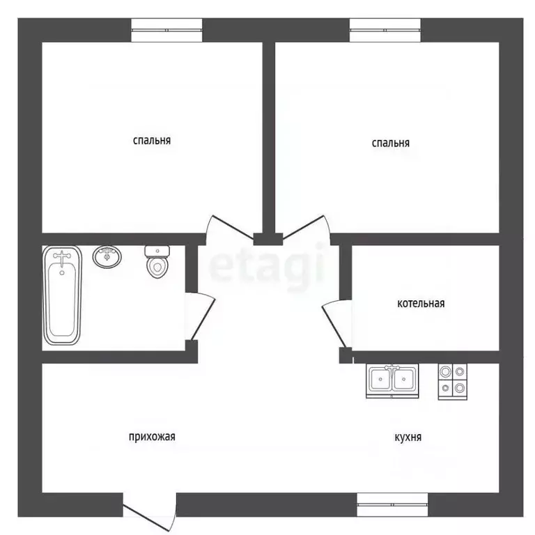 Дом в Ростовская область, Морозовский район, Гагаринское с/пос, ... - Фото 1