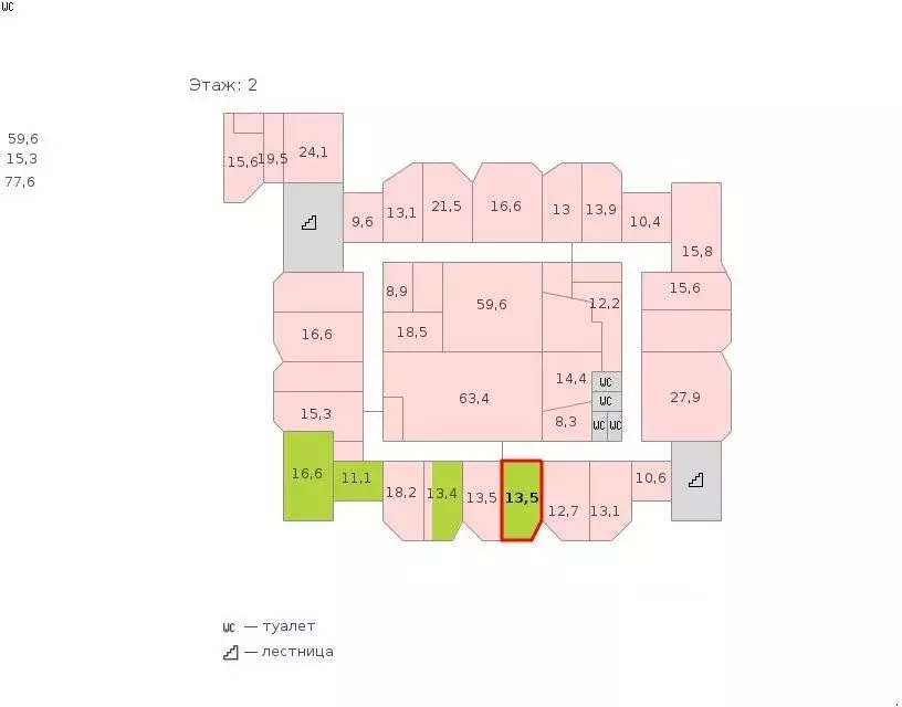 Офис в Санкт-Петербург Взлетная ул., 7К1 (14 м) - Фото 1