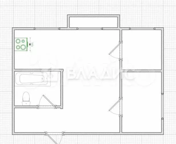 2-к. квартира, 42 м, 3/5 эт. - Фото 0