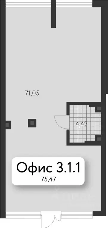 Офис в Свердловская область, Екатеринбург Академический мкр, 3-й кв-л, ... - Фото 1