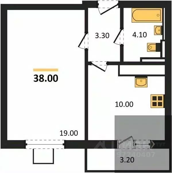 1-к кв. Воронежская область, Воронеж ул. Загоровского, 5/4 (38.0 м) - Фото 0