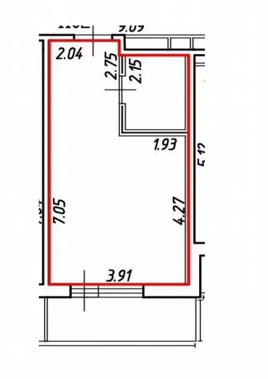 Студия Ленинградская область, Всеволожский район, пос. Бугры ул. ... - Фото 1