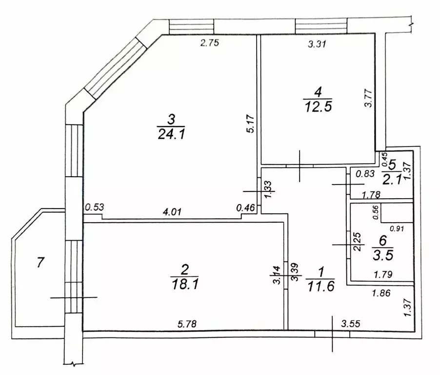 2-комнатная квартира: Тверь, улица Хромова, 27к2 (76.2 м) - Фото 0