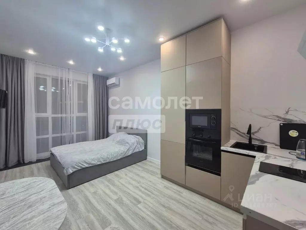 Студия Москва 3-я Хорошевская ул., 17А (28.4 м) - Фото 1