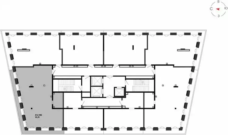 3-комнатная квартира: Казань, ЖК Яналиф (111.79 м) - Фото 1