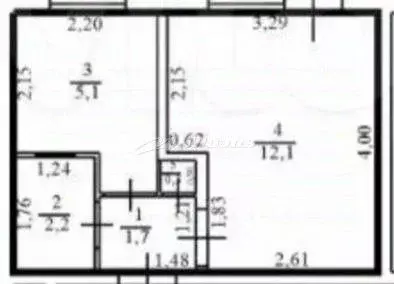 1-к кв. Крым, Симферополь ул. 60 лет Октября, 7 (22.3 м) - Фото 1