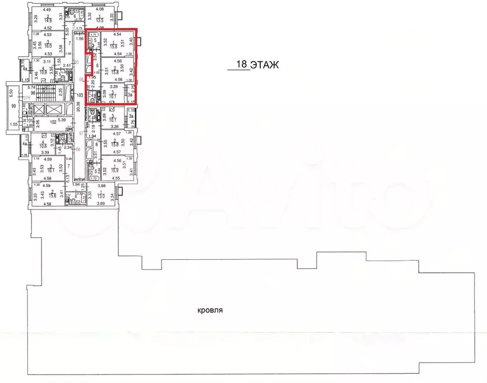 Аукцион: 2-к. квартира, 55,7 м, 18/18 эт. - Фото 0