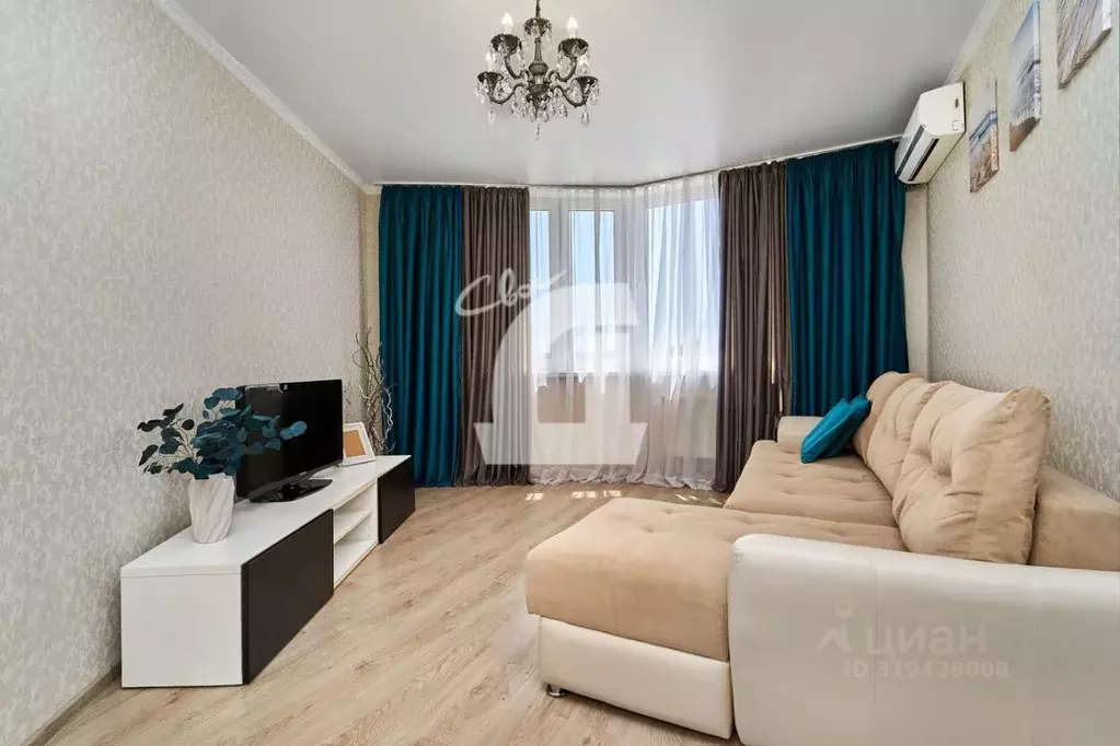 1-к кв. Краснодарский край, Краснодар Юбилейный мкр, ул. Генерала ... - Фото 0