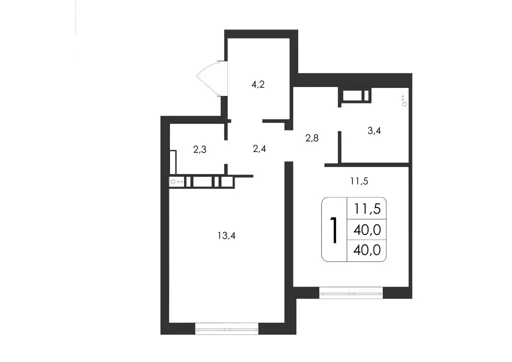 1-комнатная квартира: Воронеж, улица Шишкова, 140Б/21 (40 м) - Фото 0