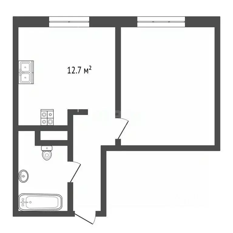 1-к кв. Вологодская область, Вологда ул. Возрождения, 35к1 (38.0 м) - Фото 2