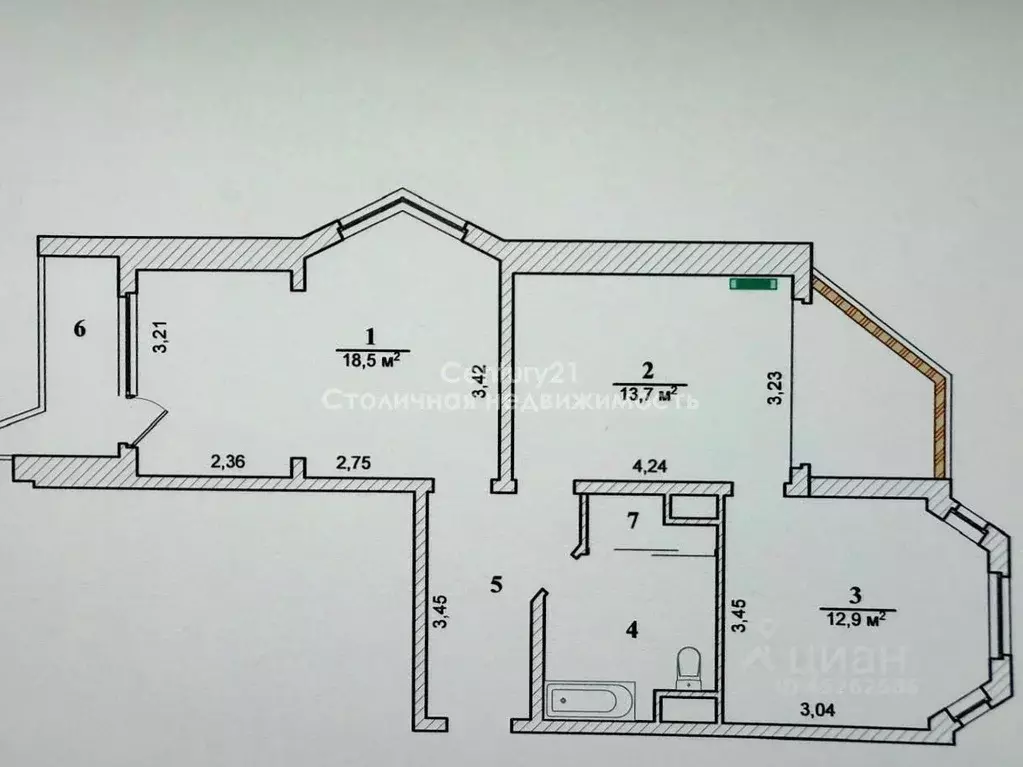 2-к кв. Московская область, Красногорск городской округ, Путилково пгт ... - Фото 2