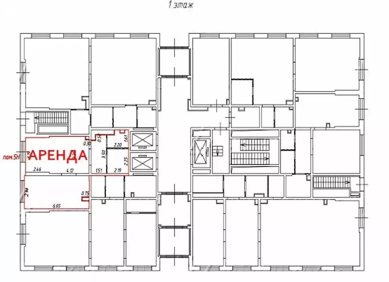 Торговая площадь (54 м) - Фото 1