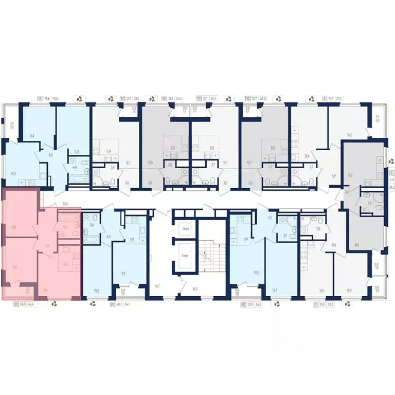 3-к кв. Башкортостан, Уфа бул. Яркий (45.4 м) - Фото 2