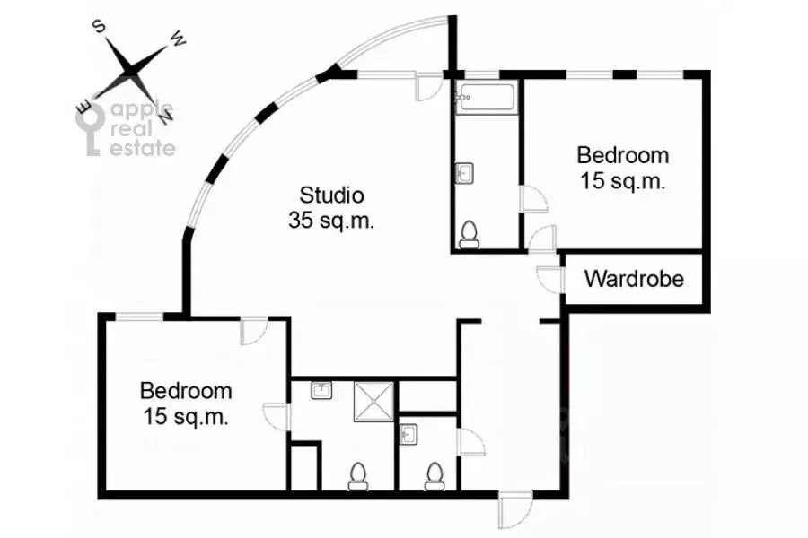 3-к кв. Москва Цветной бул., 13с2 (94.0 м) - Фото 1