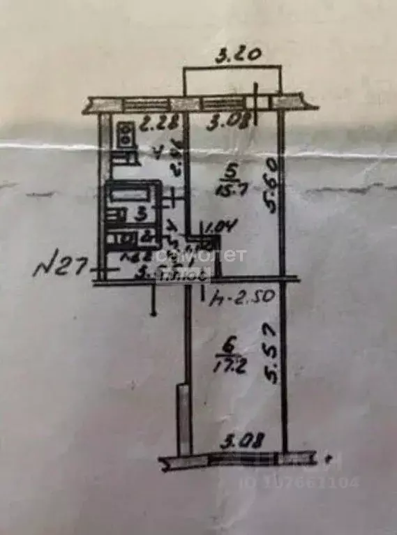 2-к кв. Липецкая область, Липецк ул. Циолковского, 37/3 (47.5 м) - Фото 2