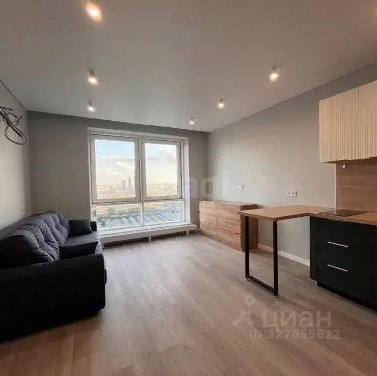 Студия Москва Новоостаповская ул., 20 (26.2 м) - Фото 1