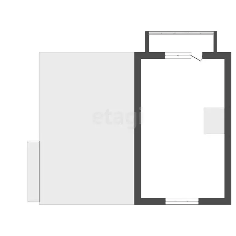 Дом в село Костёнково, Луговая улица (67.4 м) - Фото 2