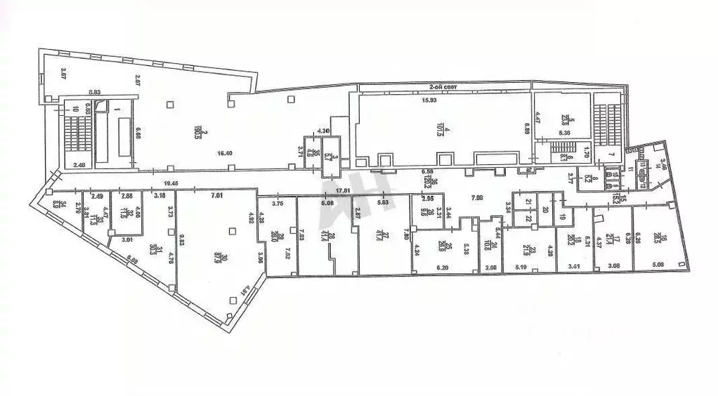 Офис в Москва ул. Сущевский Вал, 18 (1673 м) - Фото 0