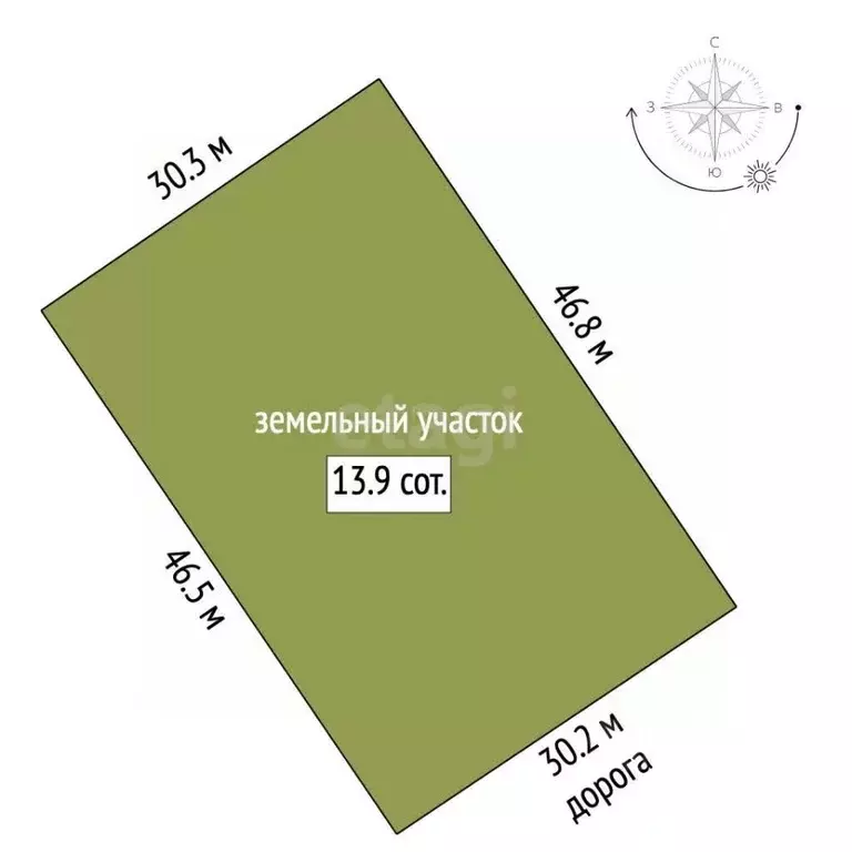 Участок в Мордовия, Саранск городской округ, пос. Пушкино  (14.0 сот.) - Фото 2