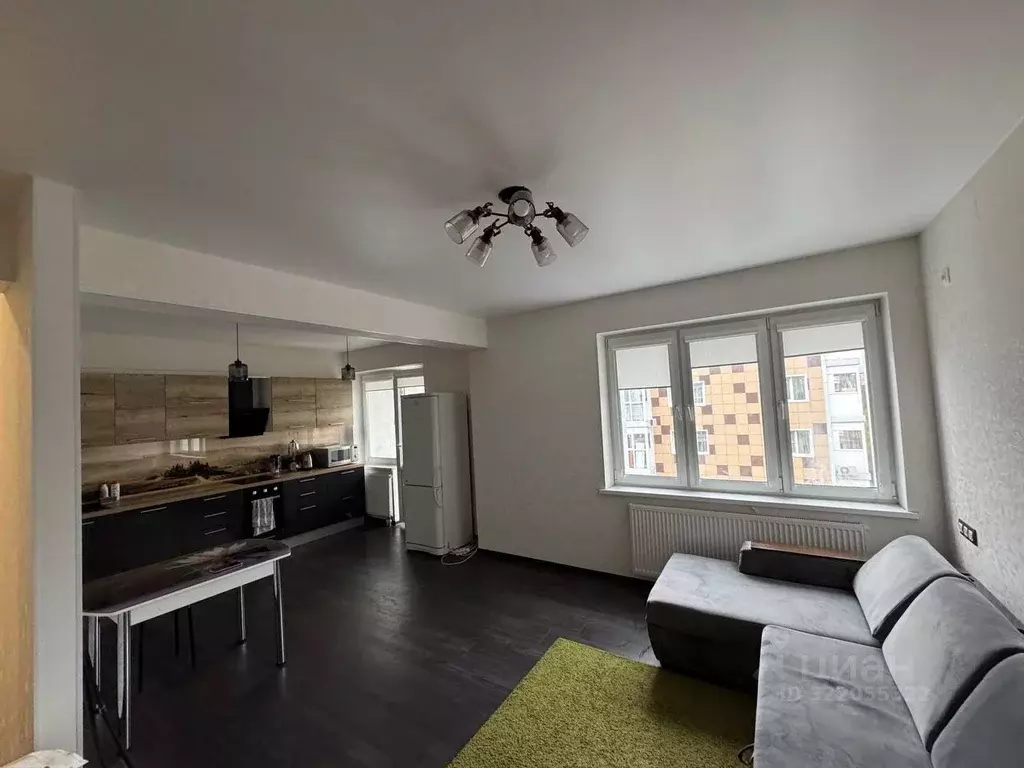 Квартира, 1 комната, 43.4 м - Фото 1