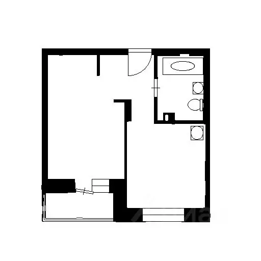 1-к кв. Новосибирская область, Новосибирск Стартовая ул., 1 (37.0 м) - Фото 2