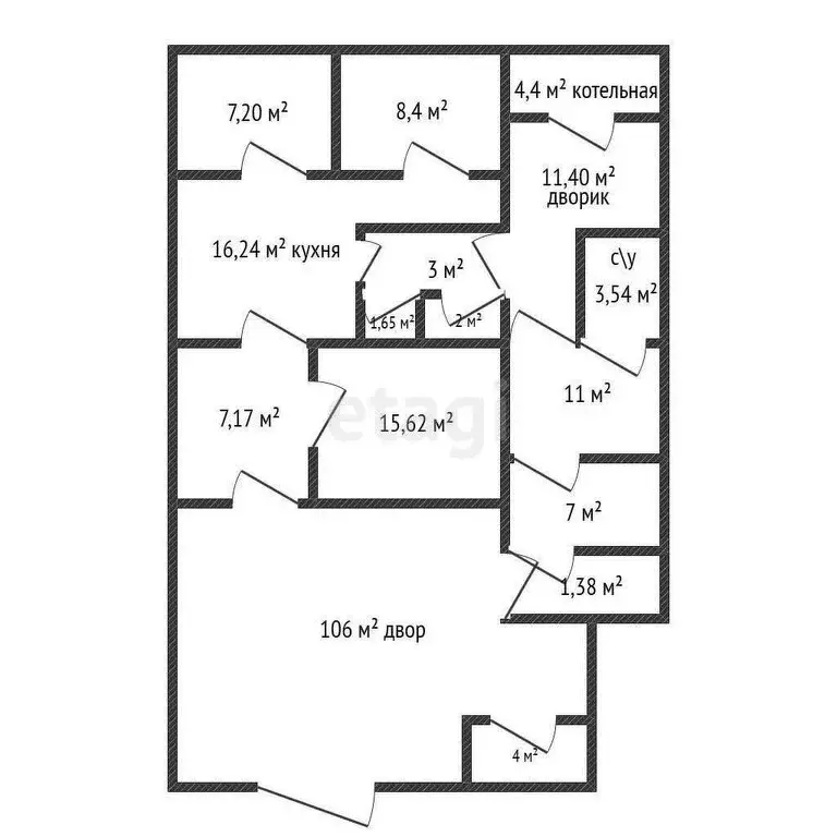 Дом в Махачкала, Международная улица (62.1 м) - Фото 1