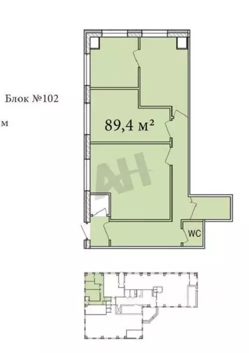 Помещение свободного назначения в Москва ул. Неверовского, 10с3А (89 ... - Фото 1