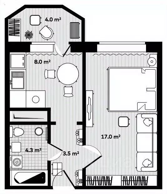 1-к кв. Приморский край, Надеждинский район, пос. Тавричанка ул. Лазо, ... - Фото 1