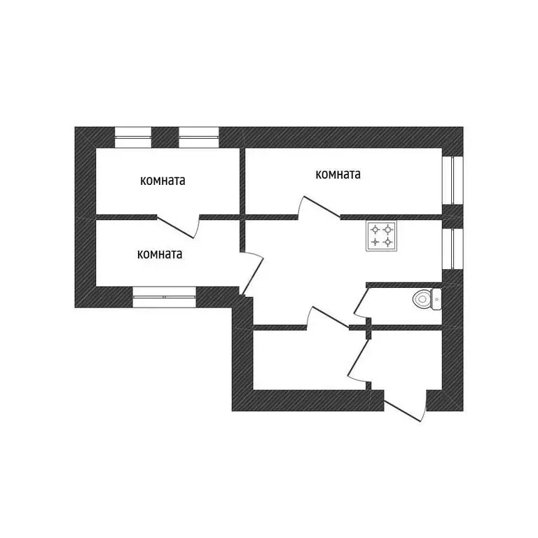 Дом в Новая Ладога, Садовая улица (45.9 м) - Фото 1
