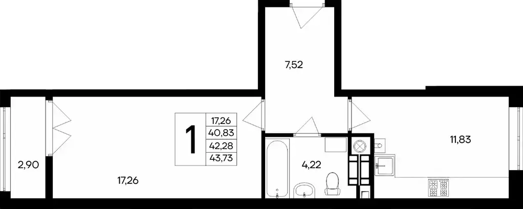 1-к кв. Крым, Евпатория Сезоны жилой комплекс (41.11 м) - Фото 0