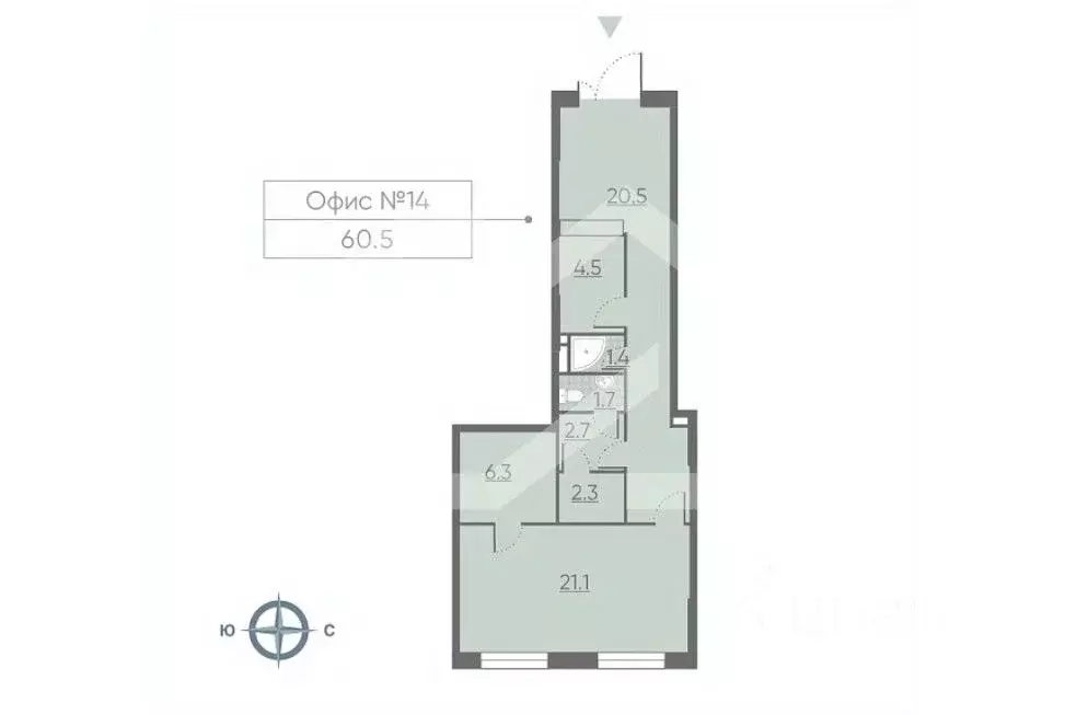 Помещение свободного назначения в Москва Производственная ул., 19к1 ... - Фото 2