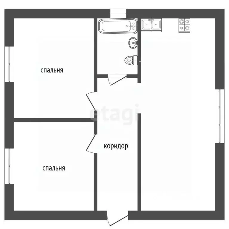 Дом в Ростовская область, Азовский район, Кагальницкое с/пос, с. ... - Фото 2