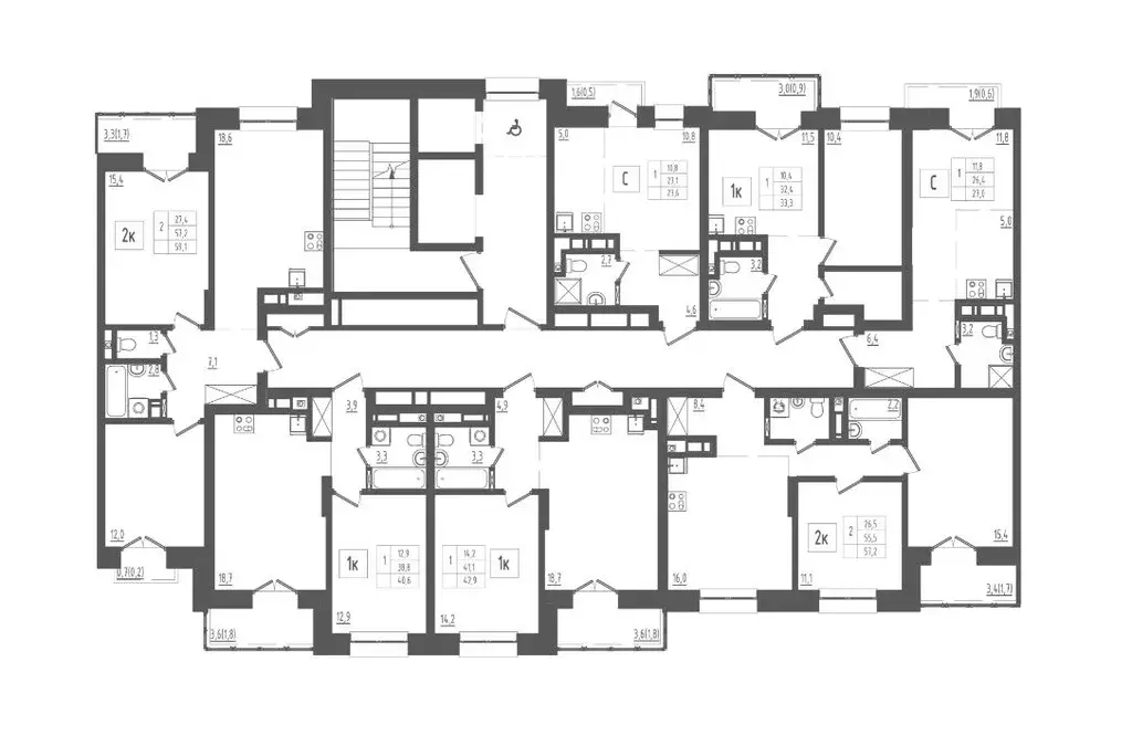 Студия Ярославская область, Ярославль 1-й мкр,  (23.6 м) - Фото 1