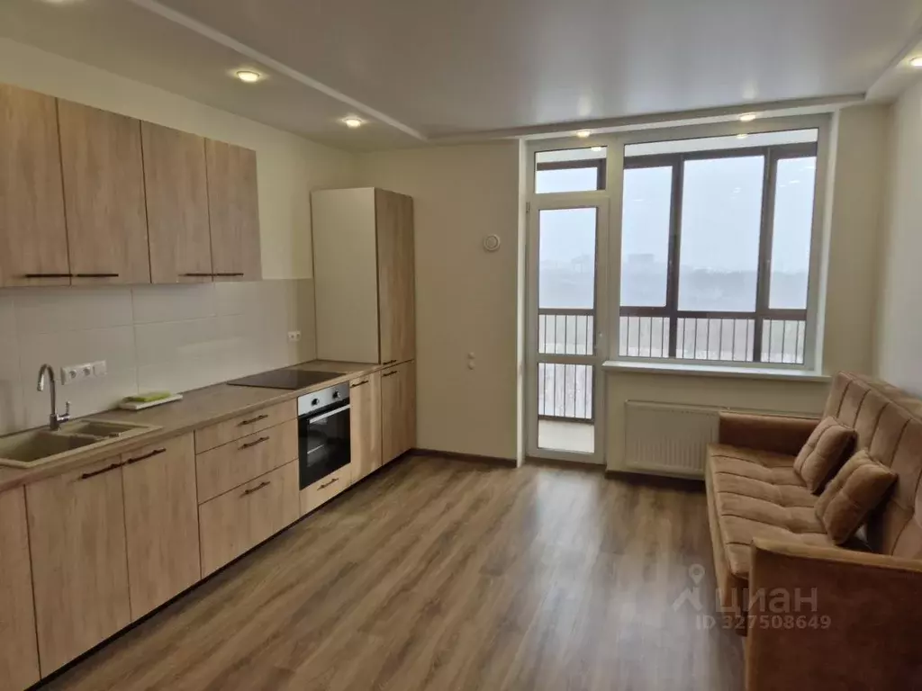 Студия Новосибирская область, Новосибирск Рябиновая ул., 14/1 (27.0 м) - Фото 1