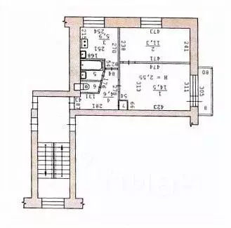 2-к кв. Свердловская область, Екатеринбург ул. Байкальская, 52 (39.6 ... - Фото 2