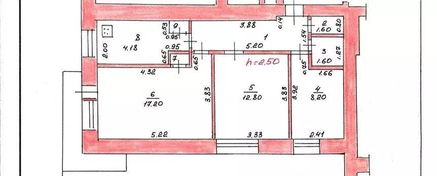 3-к кв. Чувашия, Чебоксары просп. Мира, 26 (62.5 м) - Фото 2