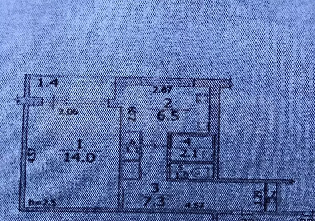1-к. квартира, 32,7 м, 6/9 эт. - Фото 0