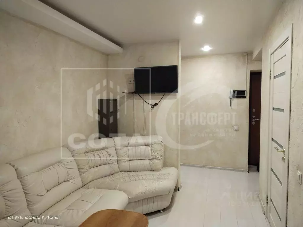 1-к кв. Воронежская область, Воронеж ул. Моисеева, 3 (42.0 м) - Фото 2