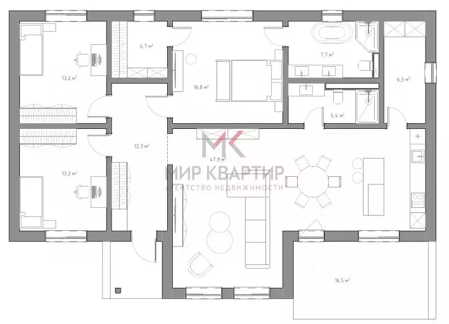 Дом в Хакасия, Абакан Первомайская пл. (144 м) - Фото 2