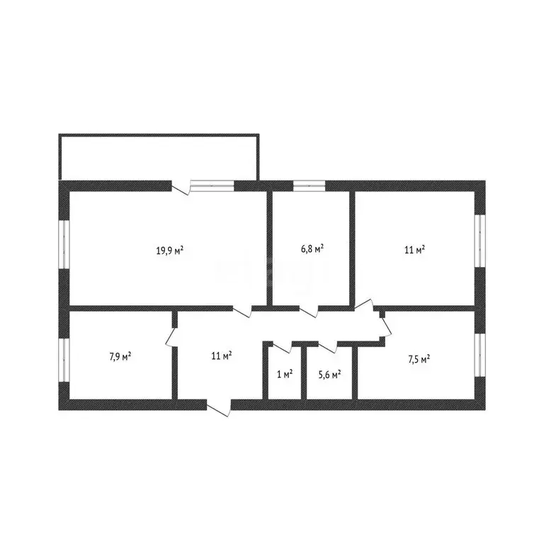 4-комнатная квартира: Нефтекамск, Социалистическая улица, 105 (70.7 м) - Фото 1