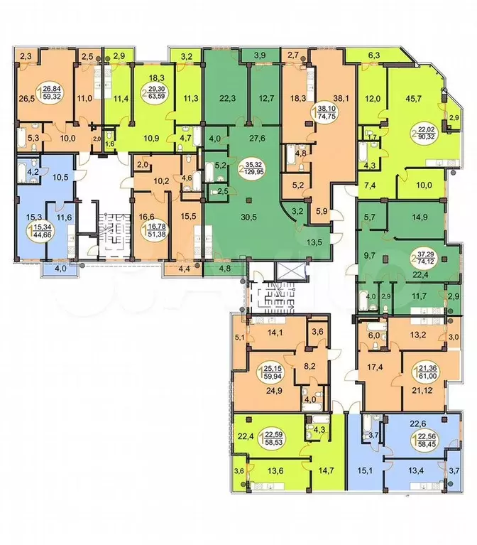 1-к. квартира, 55 м, 3/8 эт. - Фото 0