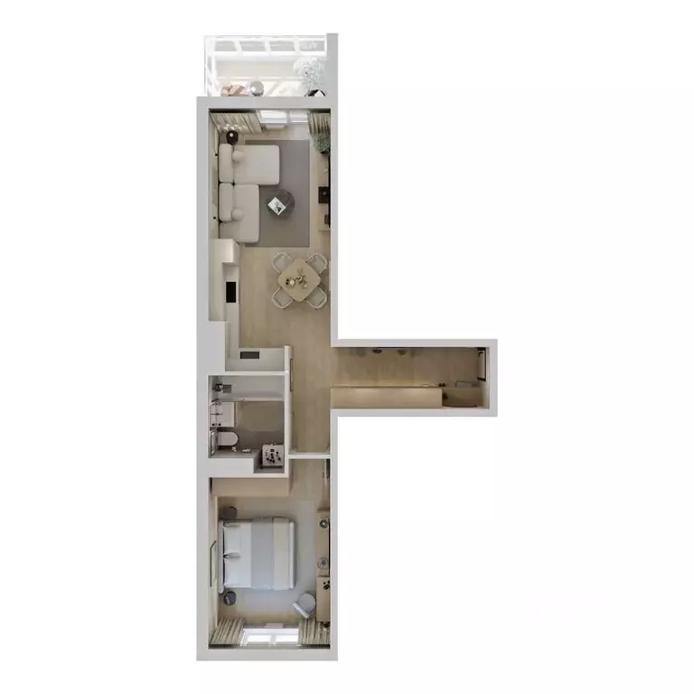 1-к кв. Ханты-Мансийский АО, Сургут 51-й мкр, Сити Парк жилой комплекс ... - Фото 2